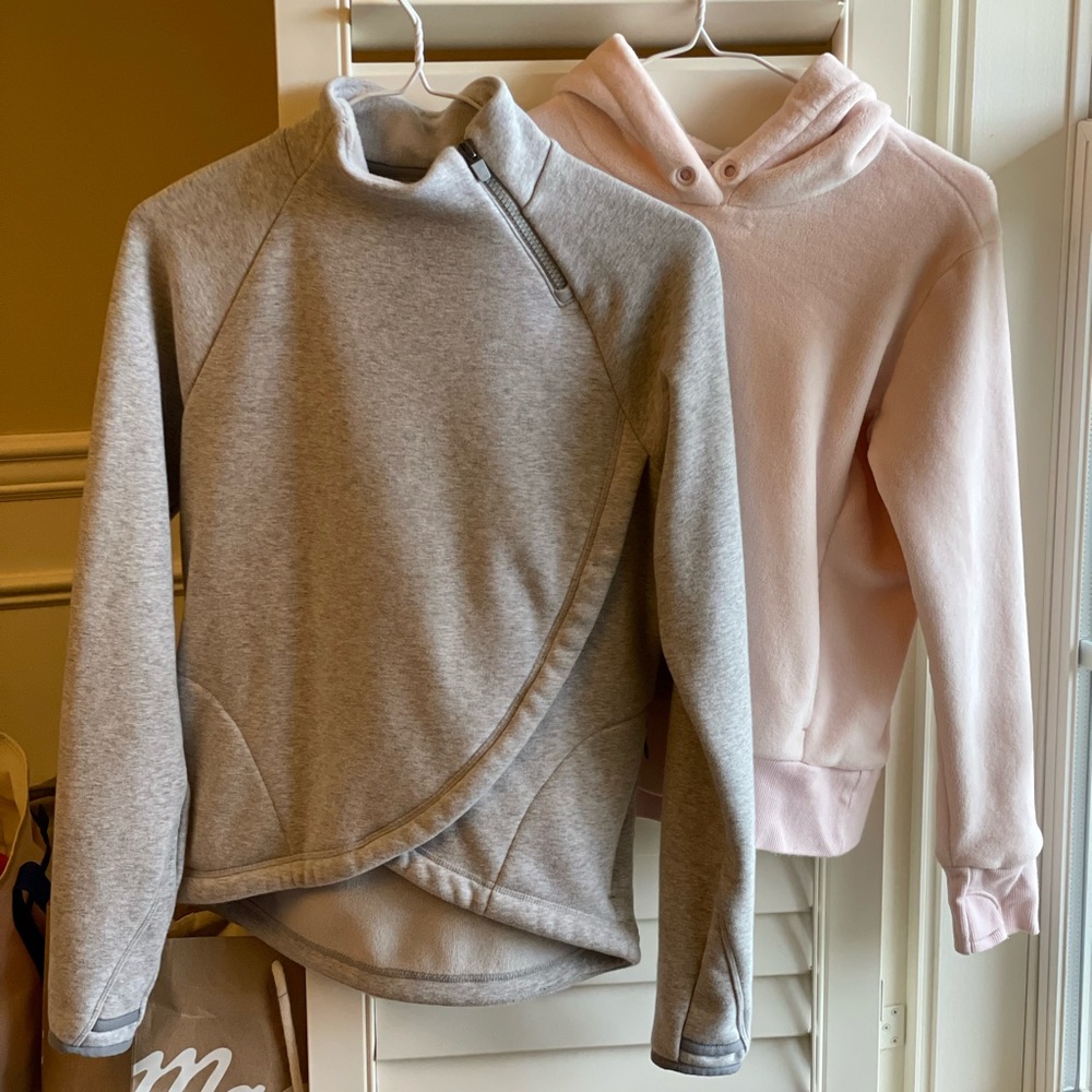 Athleta Girls Bundle Sweatshirt & Hoodie Size 12